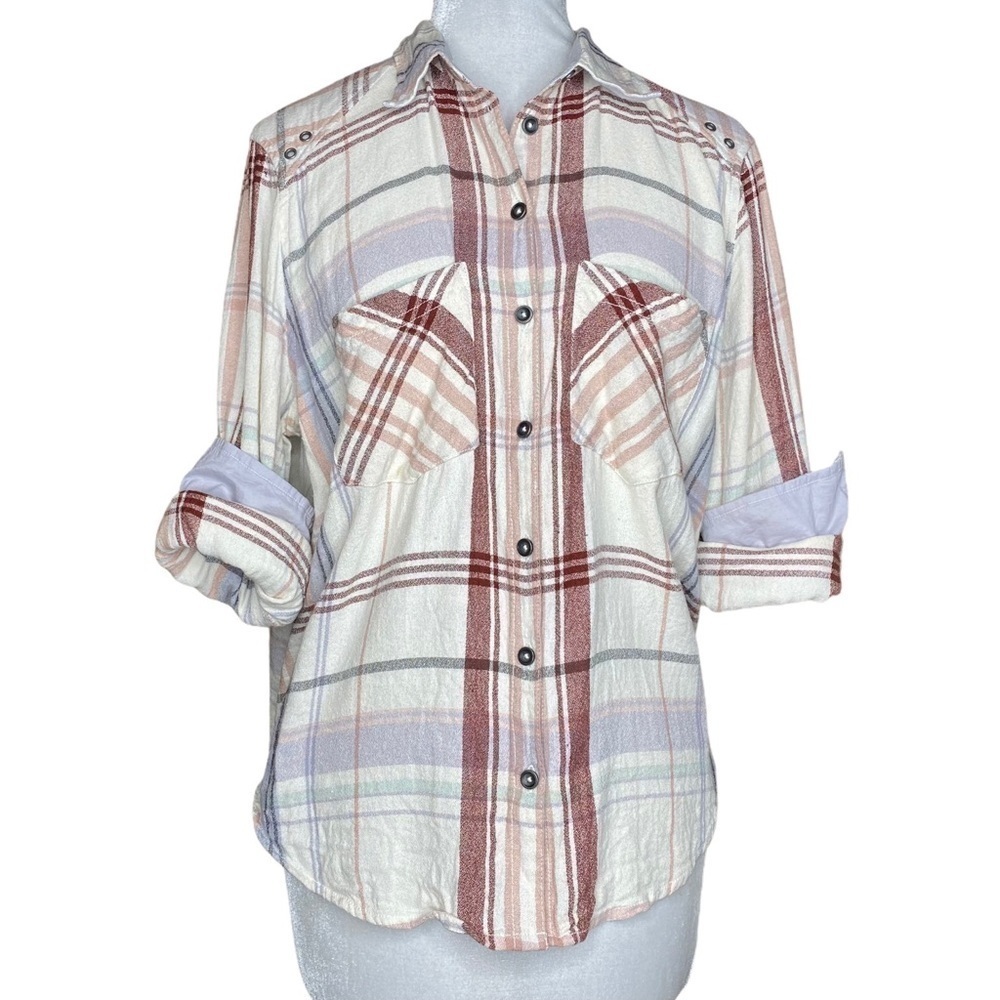 Free People Western Style Shirt. Size XS